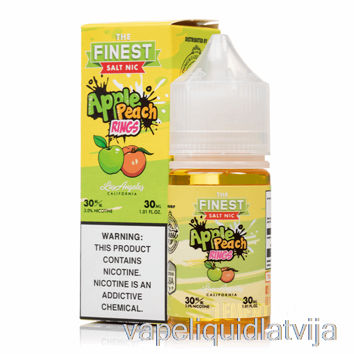 ābolu Persiku Skābie Gredzeni - Labākā Konfekšu Izdevuma Sāls Nic - 30ml 30mg Vape šķidrums